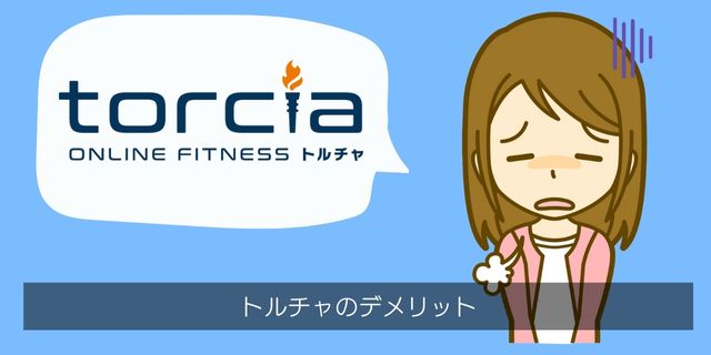 torcia（トルチャ）のデメリット