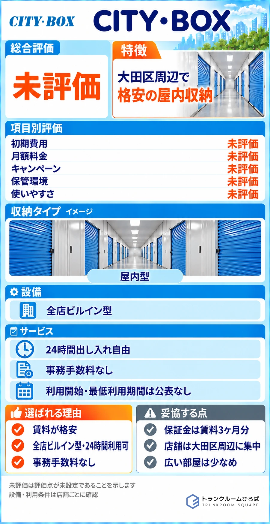 CITY・BOX(シティボックス)の特徴が分かる画像