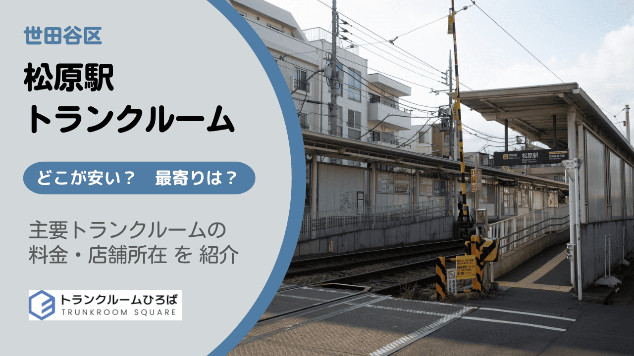 松原駅周辺の安いトランクルーム