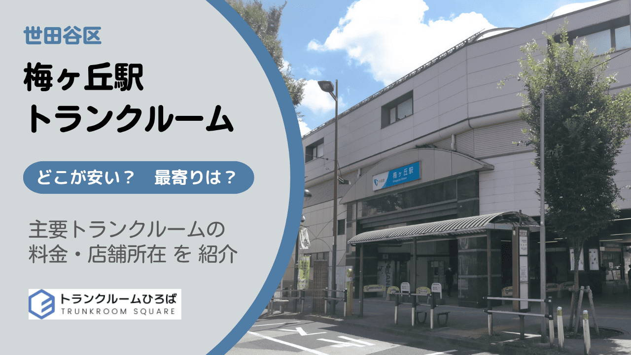 梅が丘駅周辺の安いトランクルーム