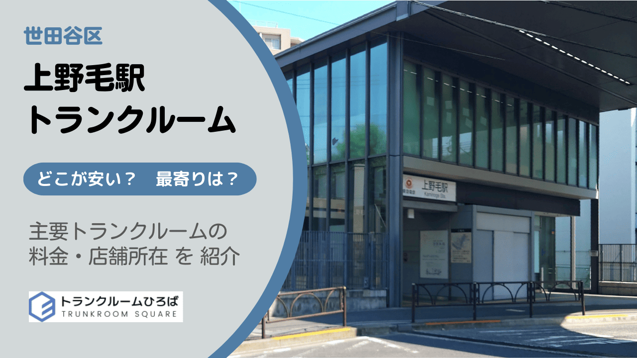 上野毛駅周辺の安いトランクルーム
