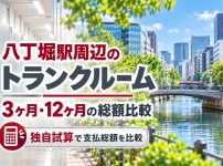 八丁堀駅周辺のトランクルーム