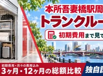本所吾妻橋駅周辺のトランクルーム