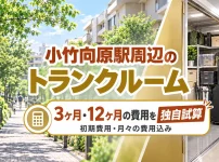 小竹向原駅周辺のトランクルーム