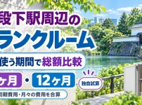 九段下駅周辺のトランクルーム