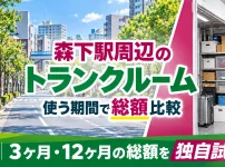 森下駅周辺のトランクルーム